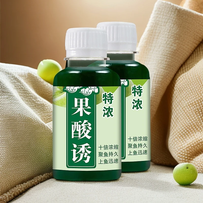 果酸原浆十倍浓缩鲤鱼果酸饵料夏秋冬黑坑野钓鲫鱼饵窝料诱鱼剂
