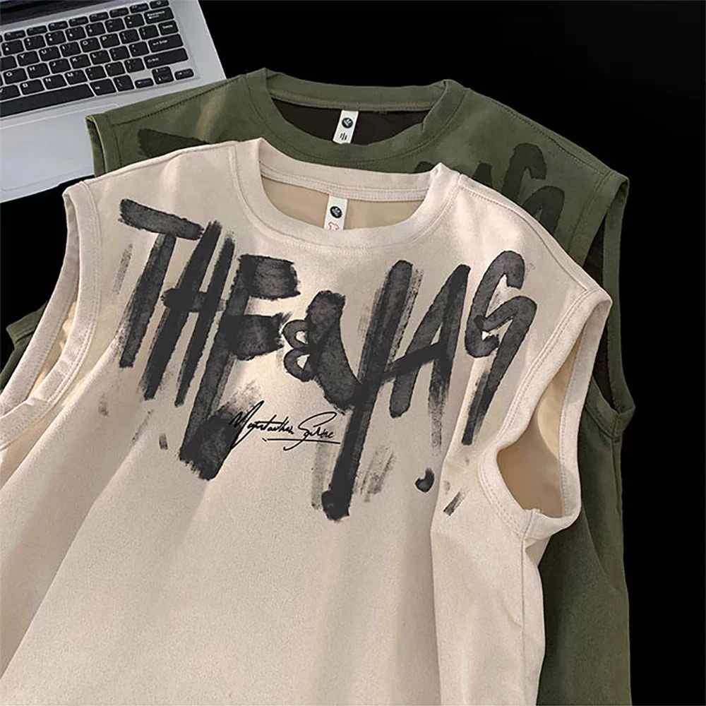 儿童背心男童夏季新款透气薄款无袖纯棉t恤宽松休闲夏天外穿体恤