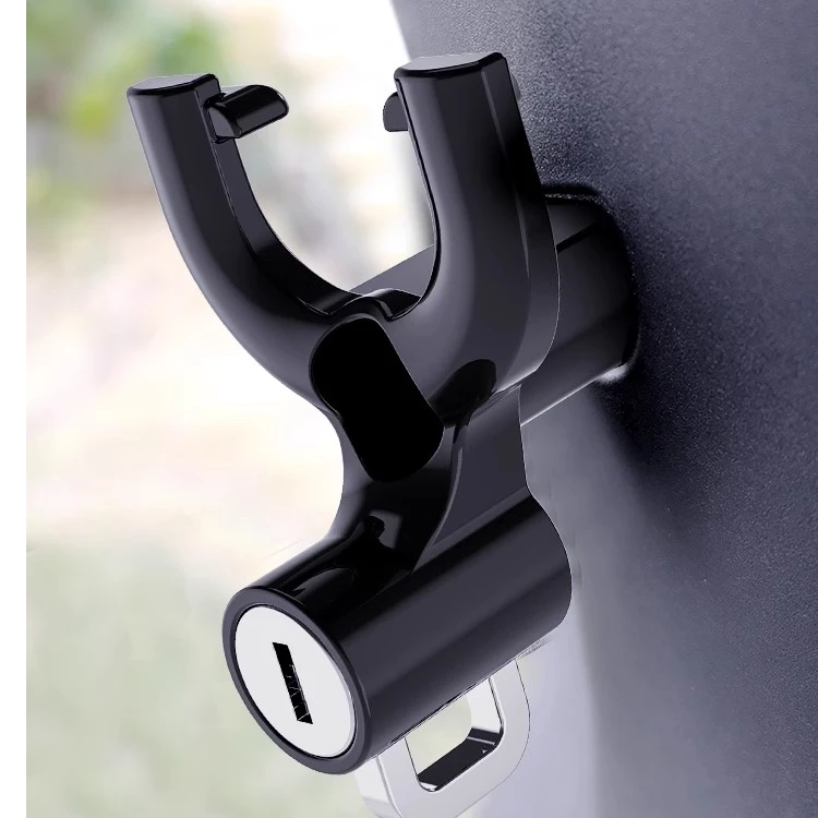 前置多功能通用电动车挂物钩电瓶车扣钩踏板置物勾头盔锁前面挂钩