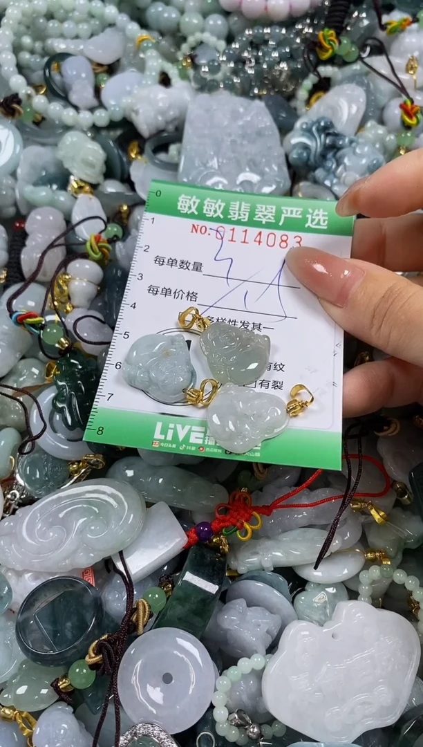 【闪购商品】翡翠颈饰未镶嵌闪购0114083多样性发其一