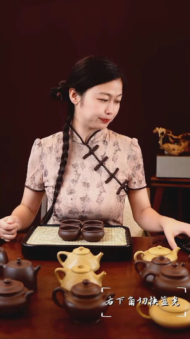 茶壶紫砂4只紫泥小杯