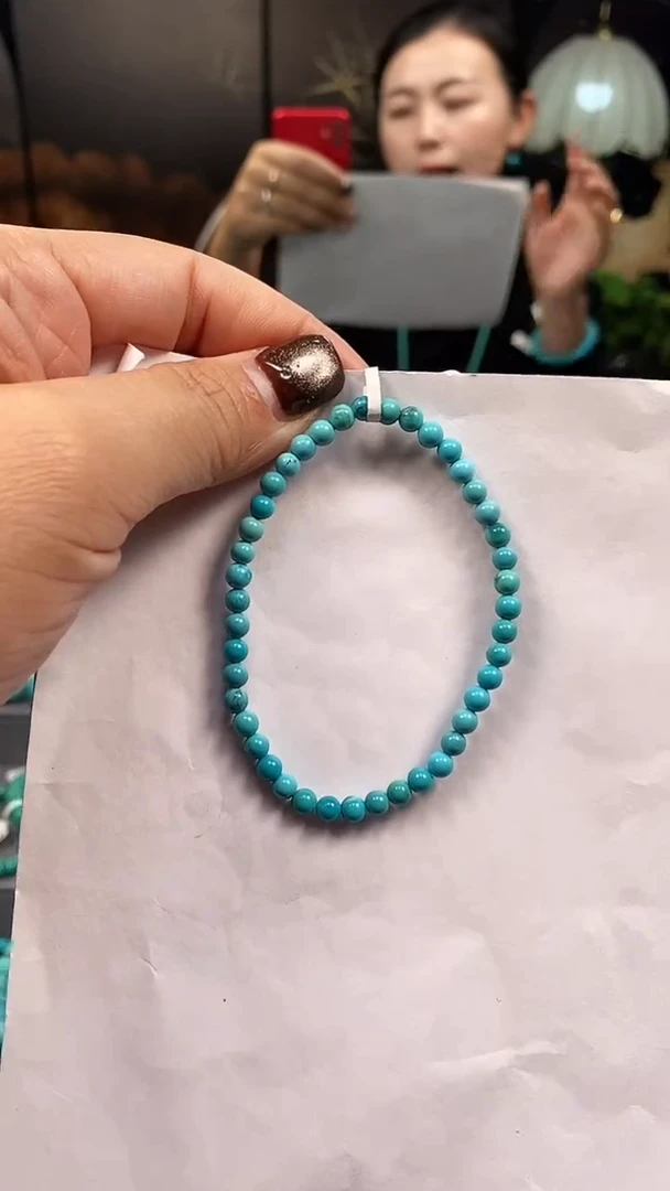 未镶嵌绿松石手串14