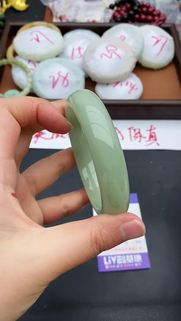 未镶嵌手镯石英质玉16+58.5