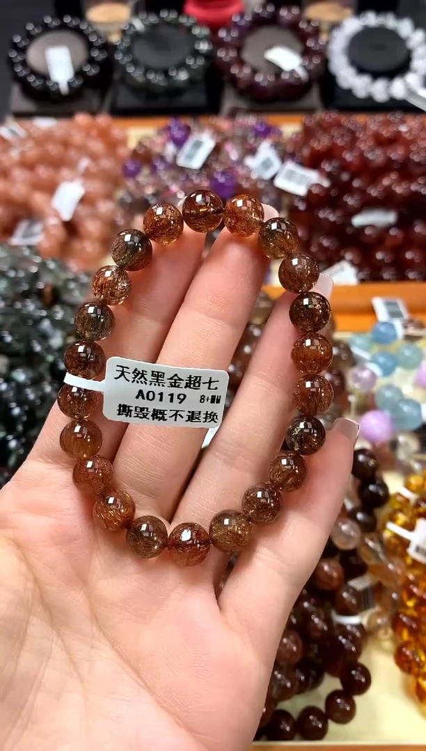 未镶嵌手串水晶8+