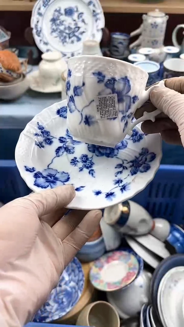 瓷片英歌瓷器满19.9包邮