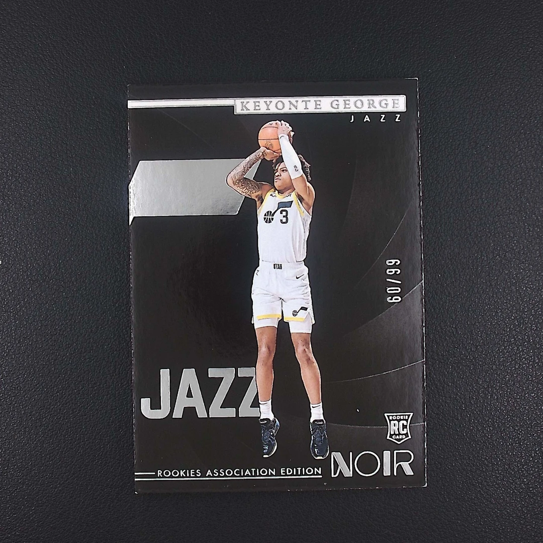 基昂特乔治 NOIR 99编 帕尼尼NBA国宝手提签字球星卡