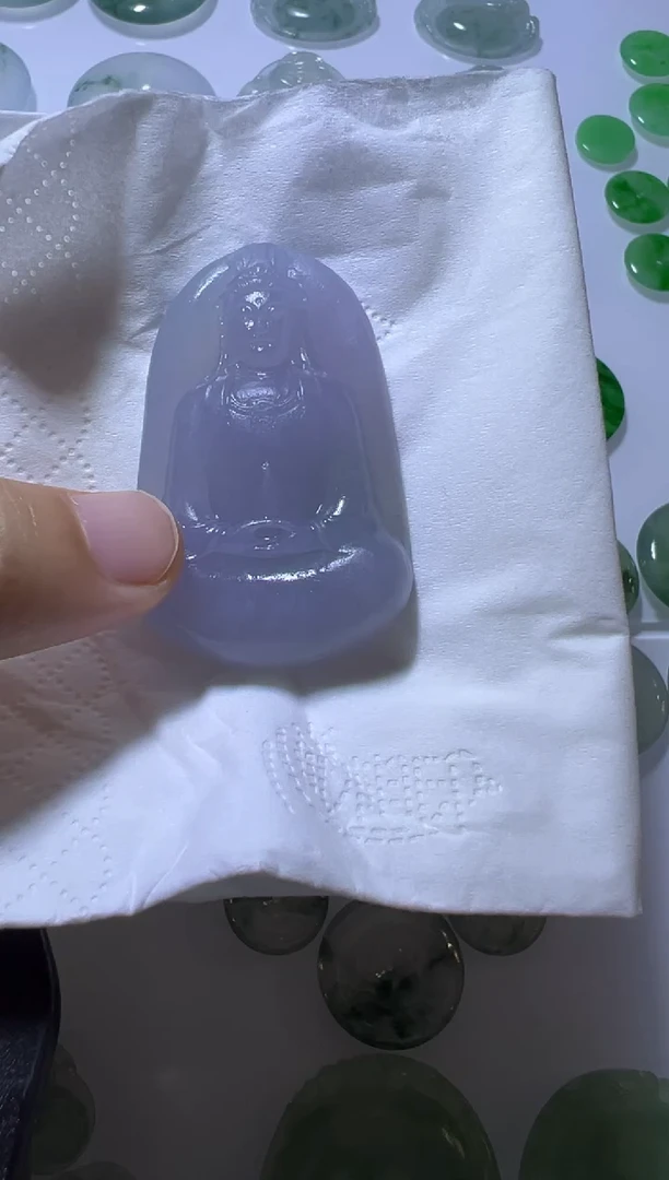 未镶嵌定制翡翠素衣