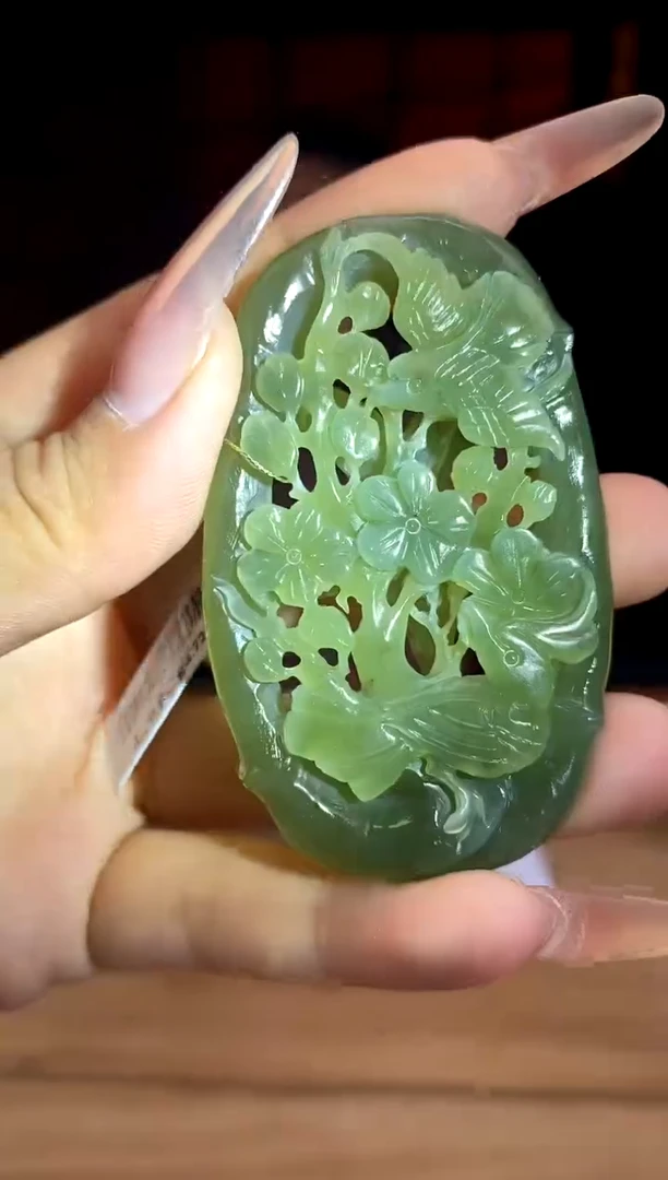 和田玉未镶嵌颈饰A679