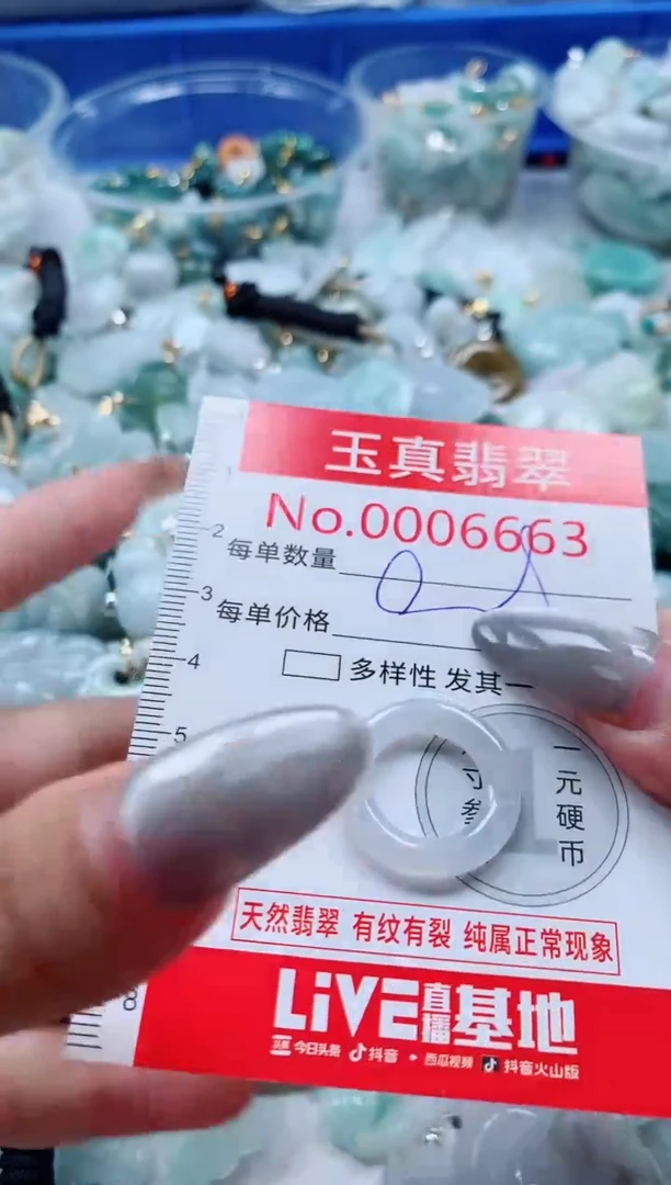 吊坠(不含链)未镶嵌翡翠6663