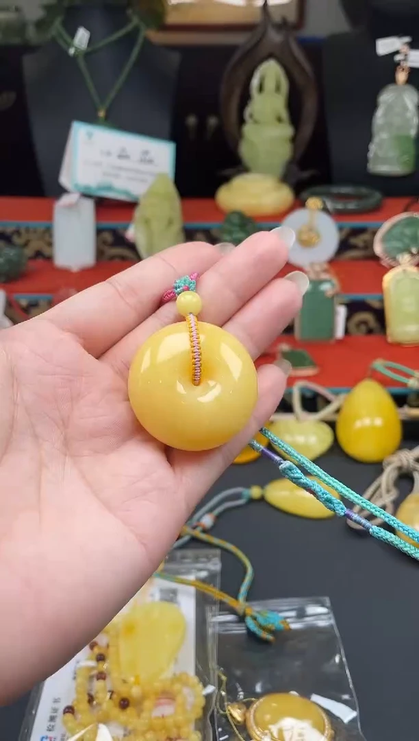 蜜蜡颈饰未镶嵌sm130多样性发其一