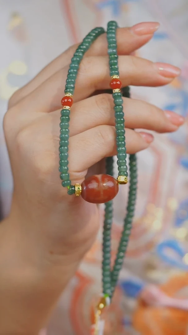 【闪购商品】玛瑙/玉髓项链未镶嵌多样性发其一