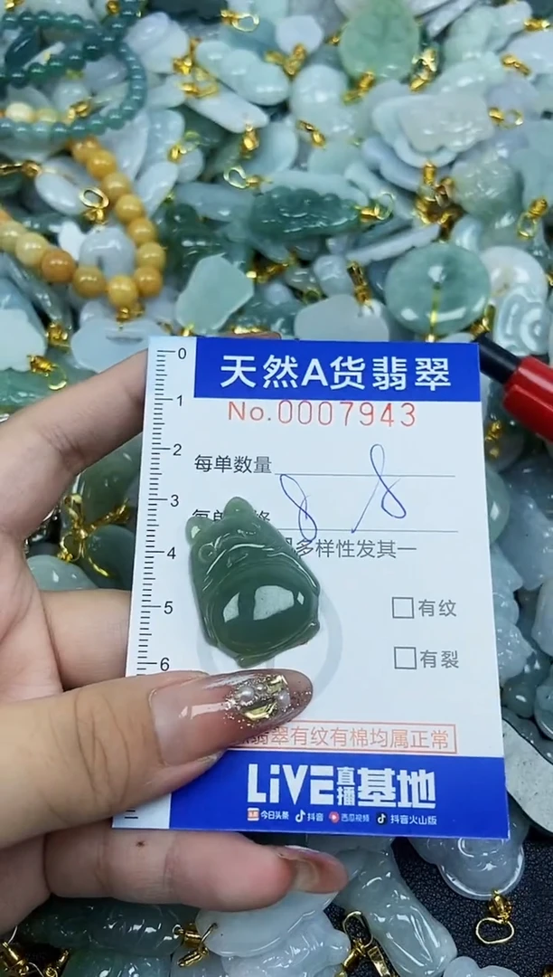 翡翠未镶嵌颈饰天然A货翡翠