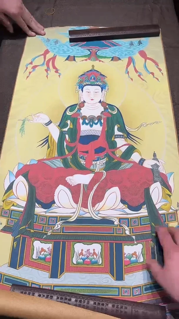 卷轴画【主播精品】高端卷轴画——唐卡AA166