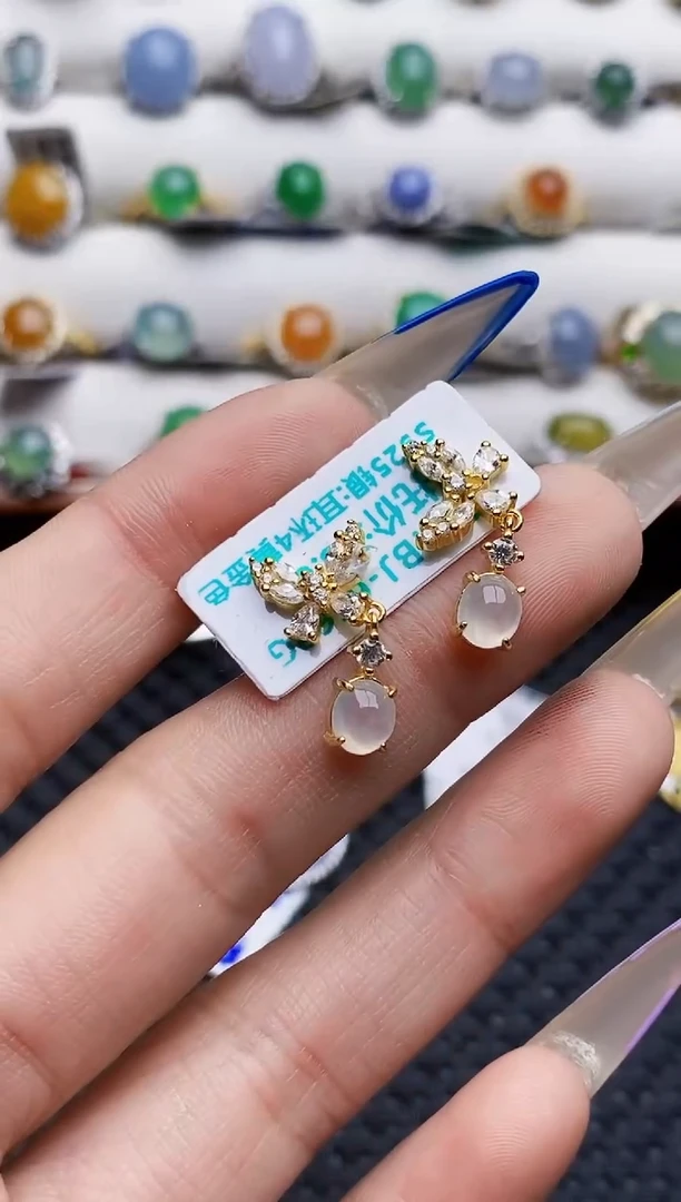 银S925镶嵌戒指翡翠1296