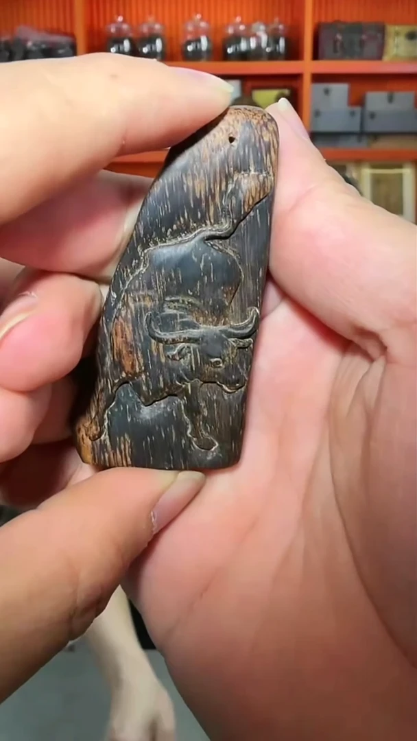 沉香吊坠197号生肖牛多样性发一