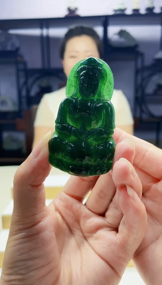 定制翡翠未镶嵌毛货07280342多样性发其一