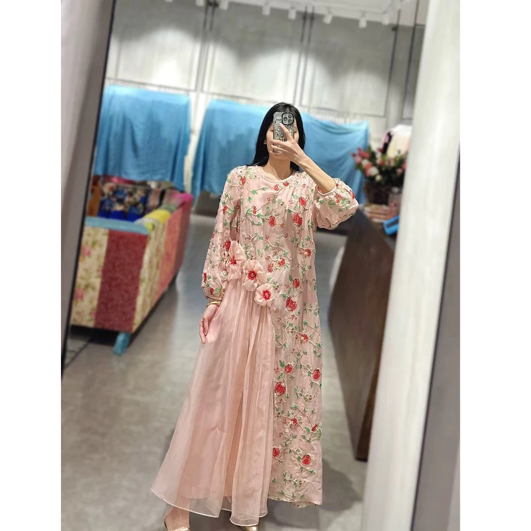 新款气质桑蚕丝连衣裙女装20253021