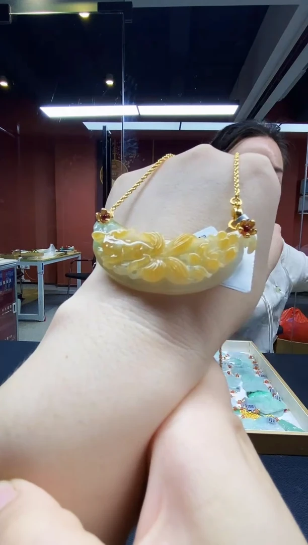 颈饰未镶嵌翡翠翡翠吊坠