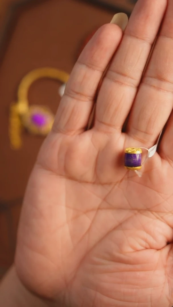 18K金镶嵌苏纪石（舒俱来）佩戴吊坠RM0603002