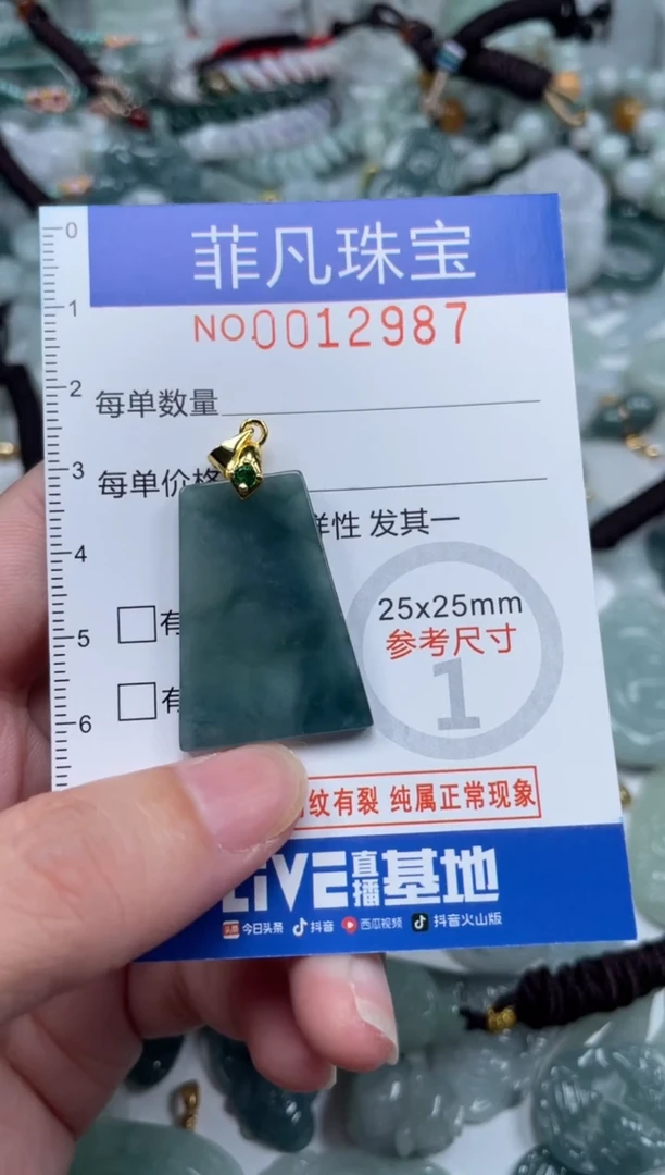 颈饰未镶嵌翡翠12987