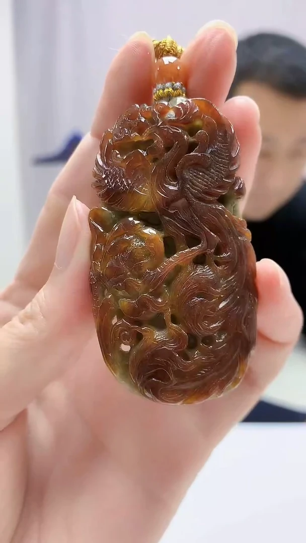 定制翡翠未镶嵌4898zm-毛货挂件196