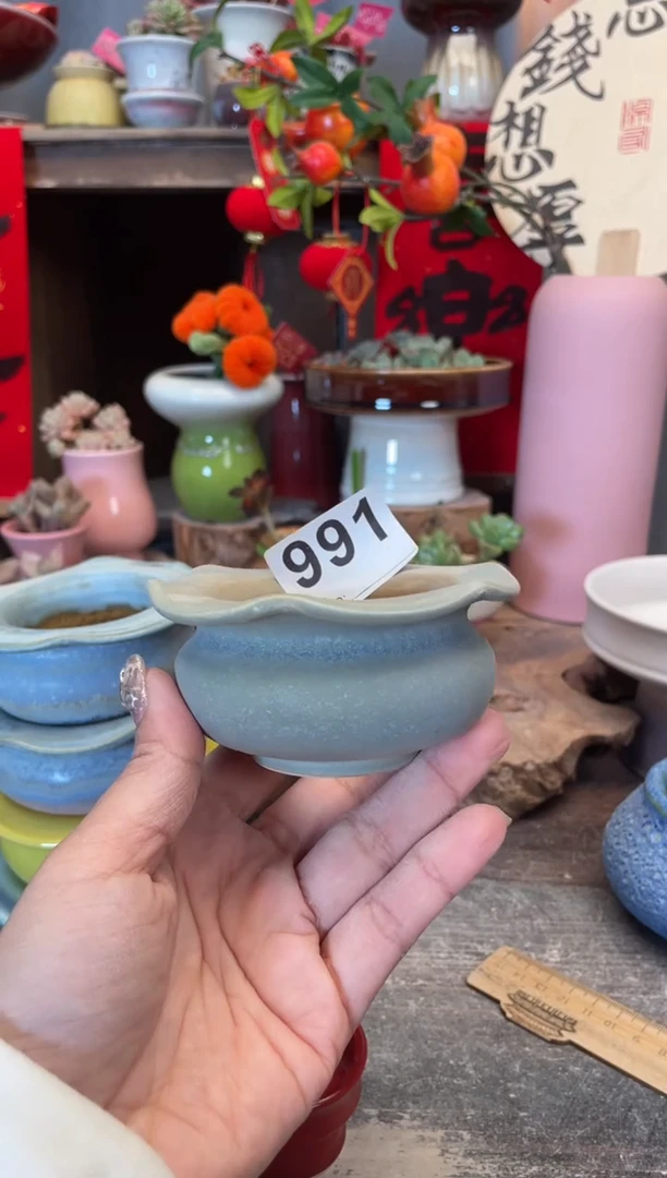 【闪购商品】摆件991知木小芳花盆