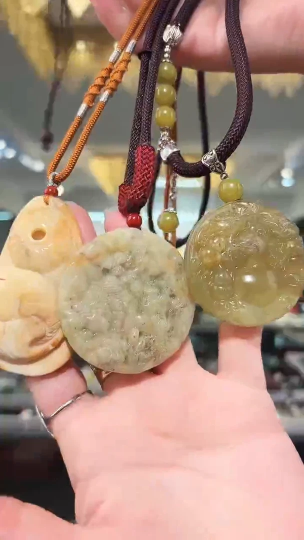 未镶嵌岫玉颈饰吊坠多样式发货只发一个