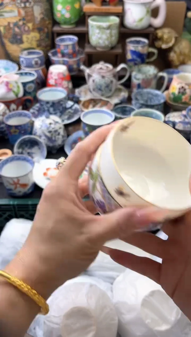 瓷片团**圆567号六六工艺品瓷器