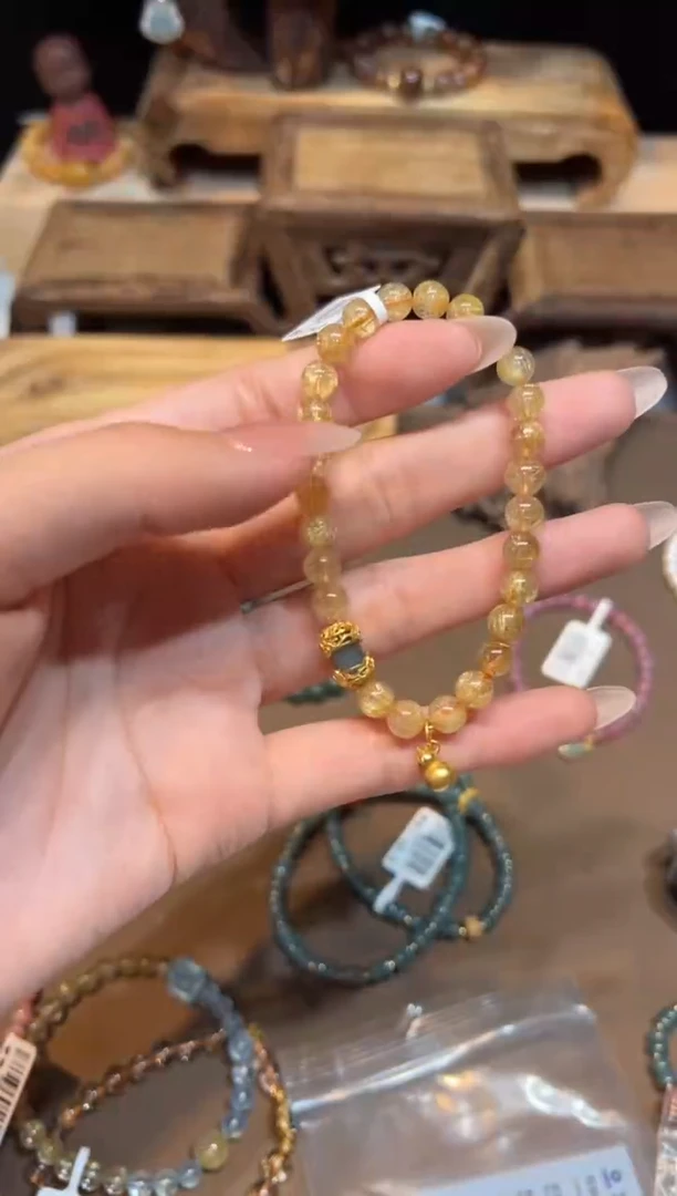 【闪购商品】水晶手链未镶嵌手饰@@E6409