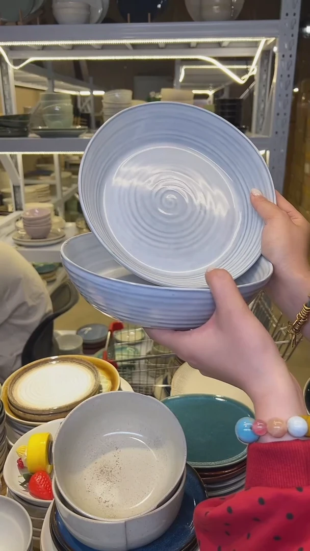 瓷77高温釉下彩陶瓷餐具默认微瑕