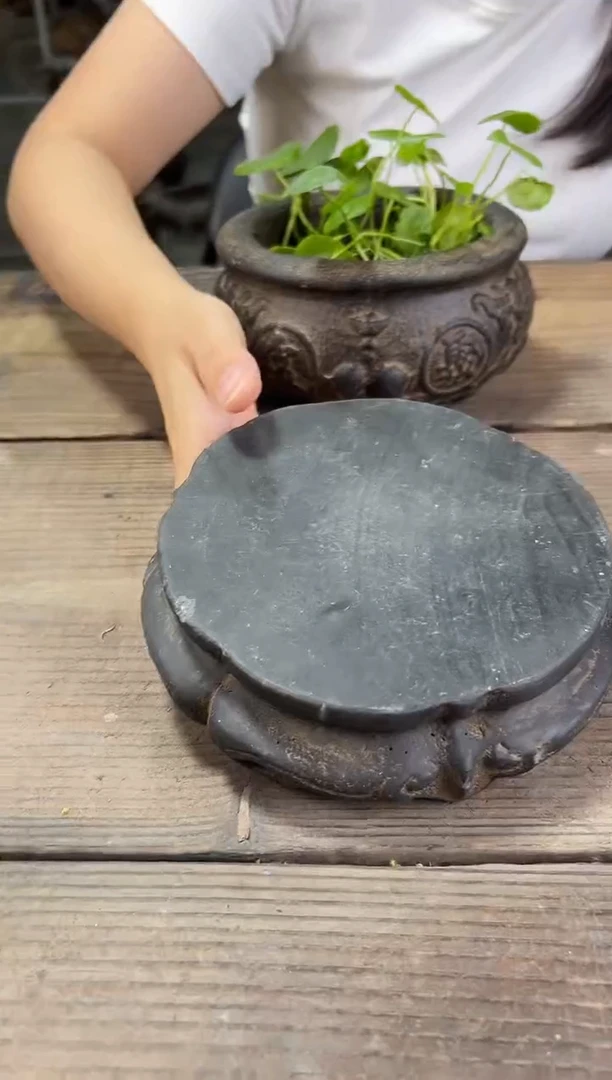 陶土【火山泥】金箍坛底座