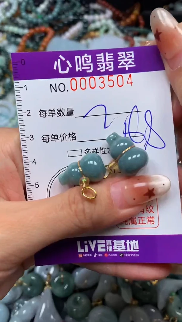 翡翠未镶嵌颈饰闪购003504
