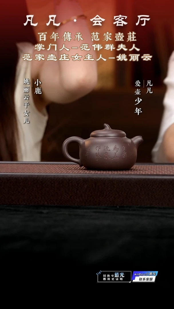 茶壶紫砂姚丽云紫砂壶07 &凡凡会客厅