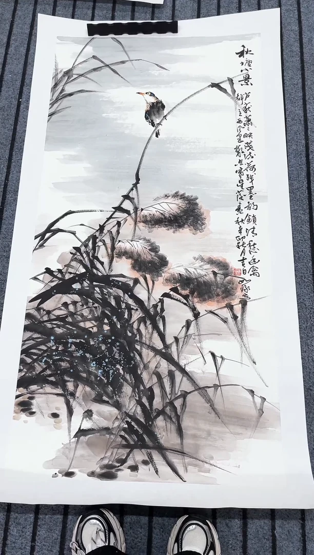 精品国画花鸟作品