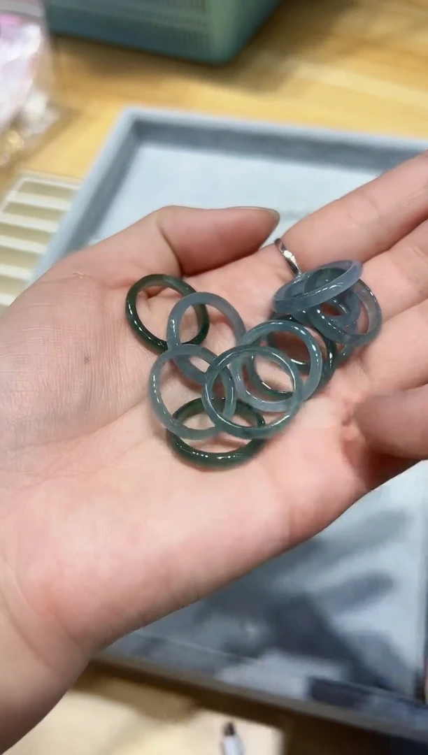 【闪购商品】翡翠戒圈未镶嵌FD2247翡翠戒圈 随 机 圈口