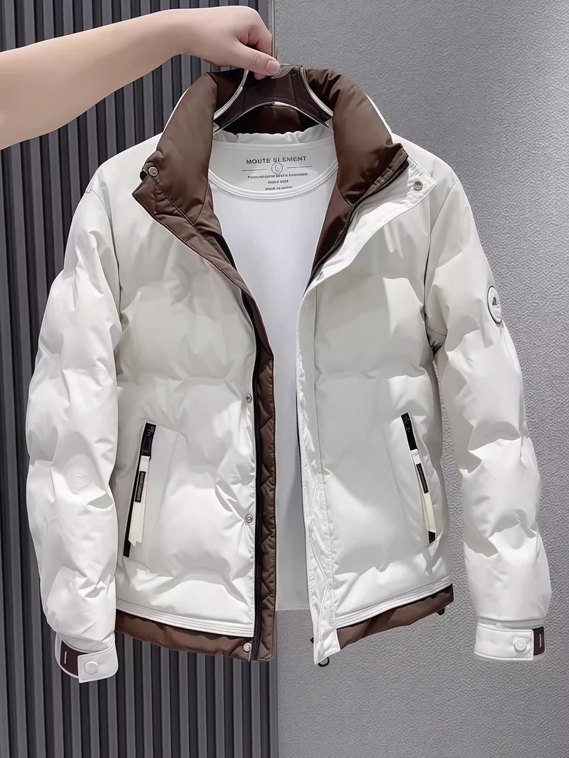 波司断码冬季羽绒服男新款立领鸭绒外套韩版帅气青年保暖羽绒夹克