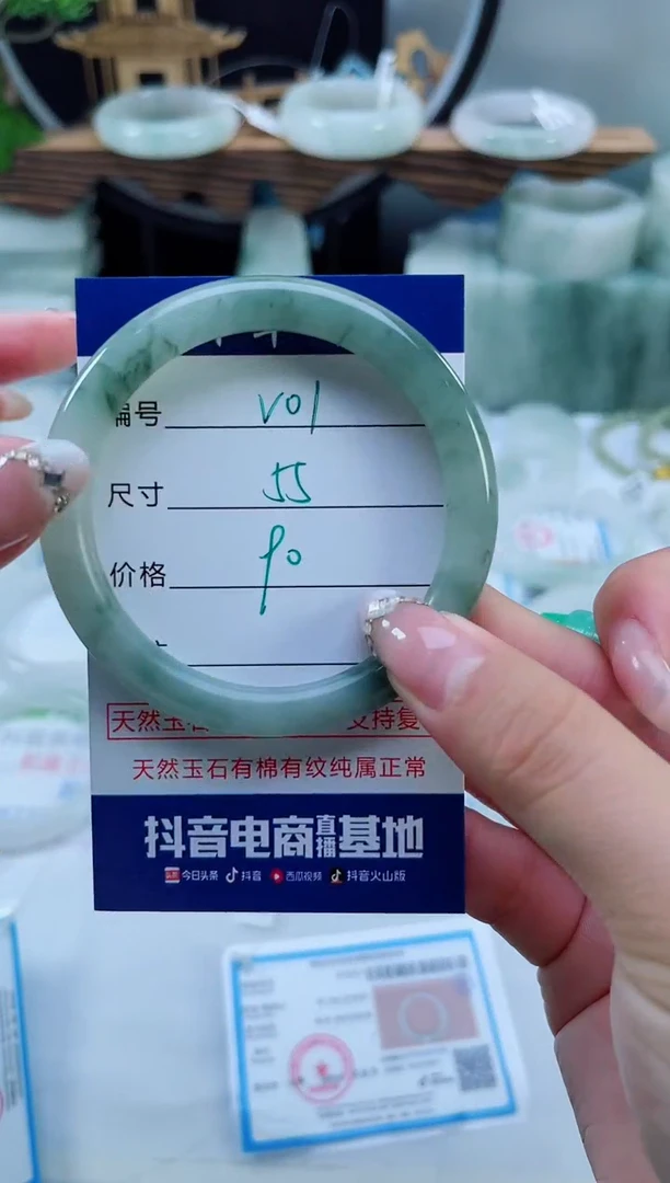 未镶嵌手镯石英质玉（天山翠）1