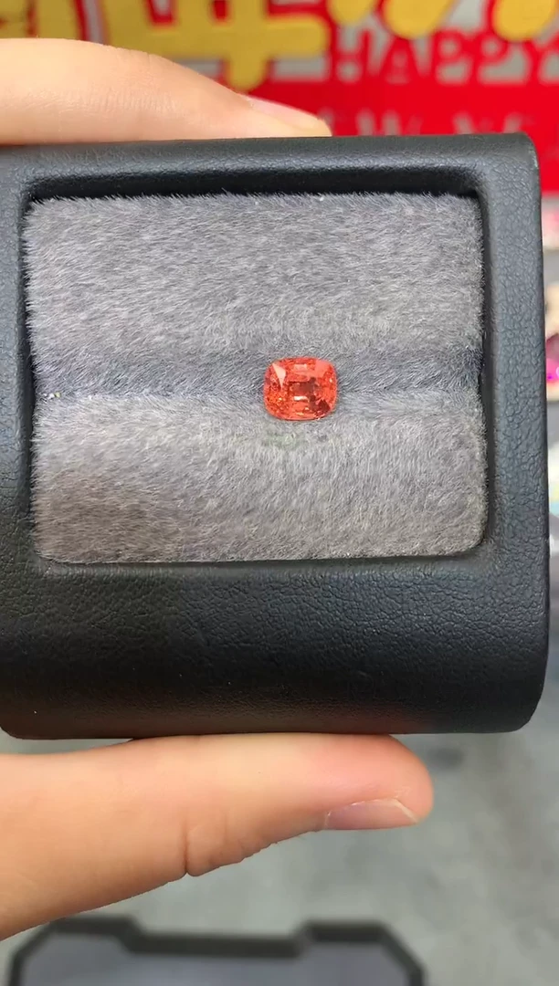 【闪购商品】定制尖晶石裸石未镶嵌枕型 橙色调 1.77ct