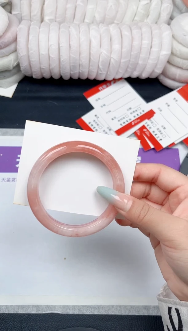 未镶嵌手镯石英质玉56-58