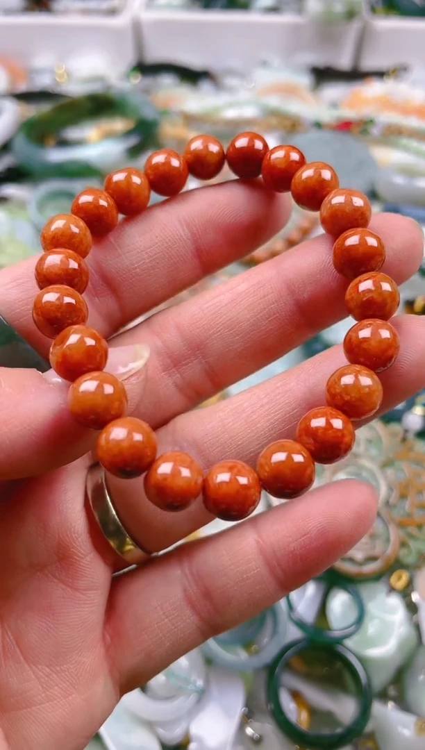 【闪购商品】翡翠颈饰未镶嵌7MM/K/翡翠A货一图一物