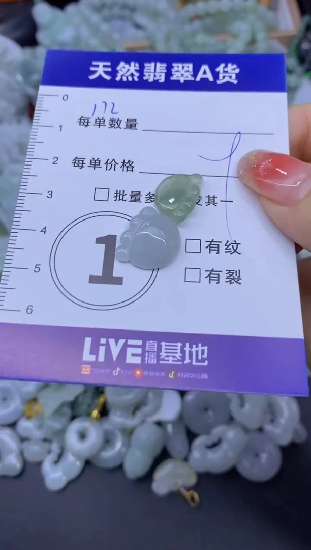 颈饰未镶嵌翡翠天然翡翠A货批量多样性发一件