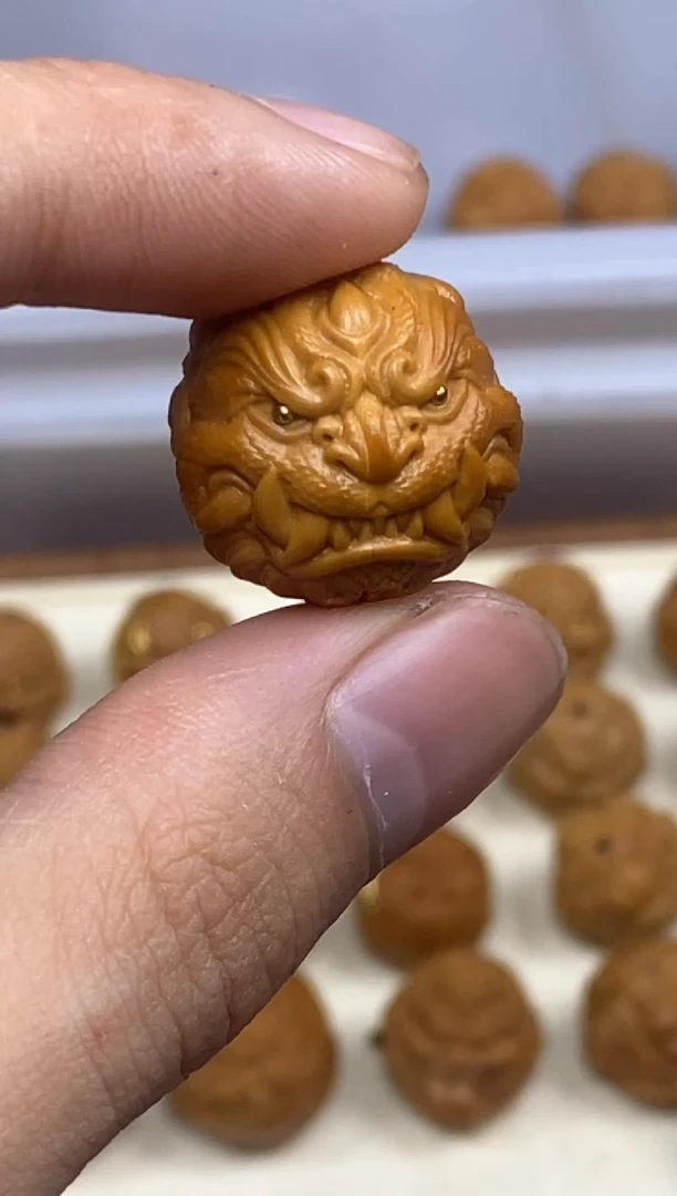 吊坠猴头核桃天吞金兽 2.0