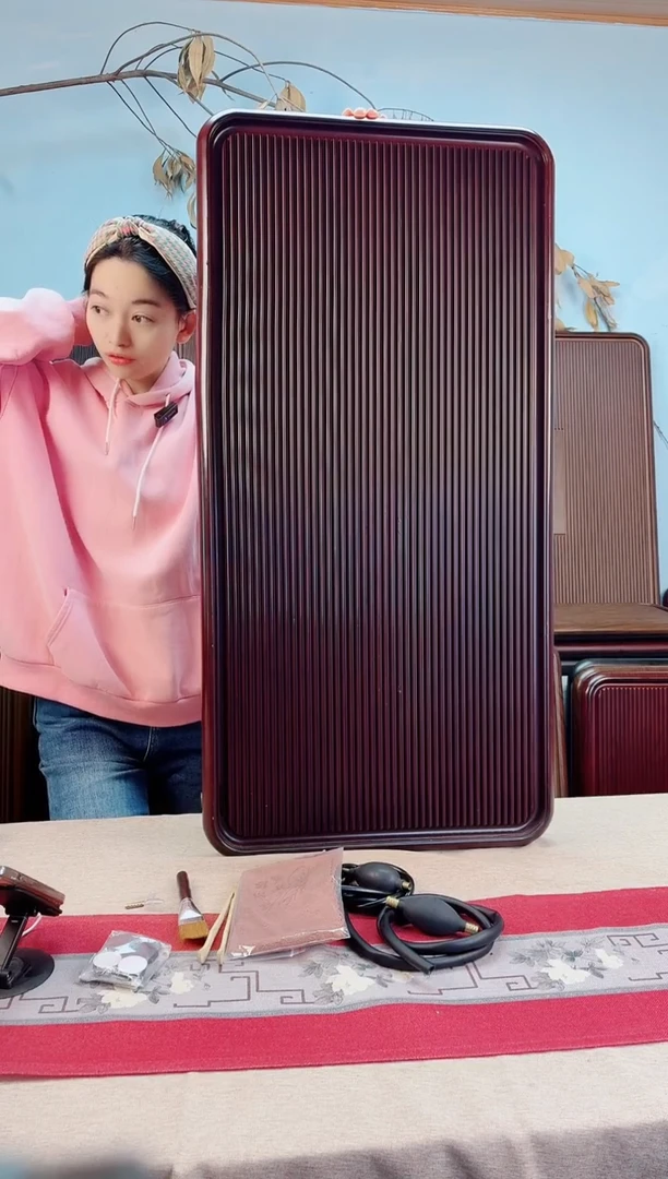 千川红色茶盘100*50*5