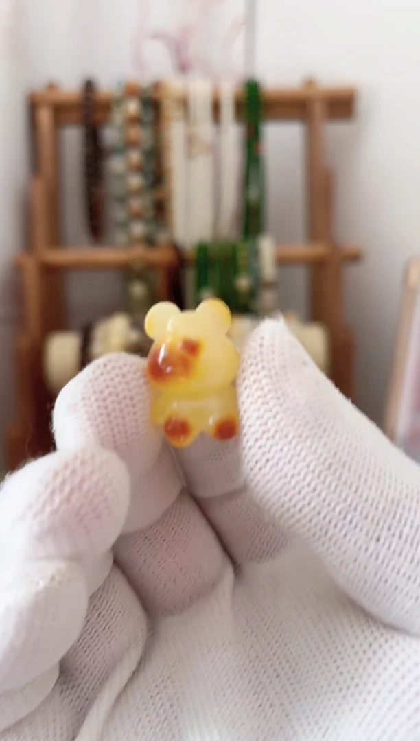 手串菩提根/象牙果【热卖单品】【闪购6】烤色蜡小熊