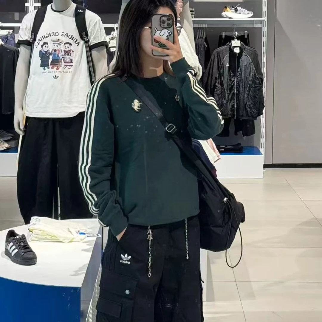 adidas/阿迪达斯尤文图斯足球休闲文化复古卫衣套头衫JM9454