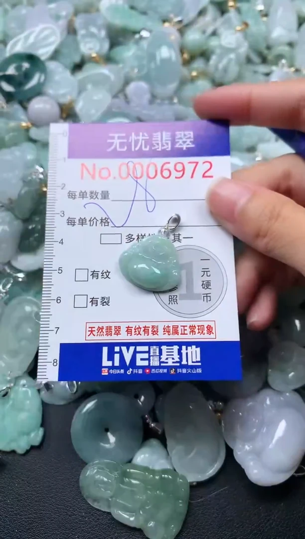 颈饰未镶嵌翡翠6972