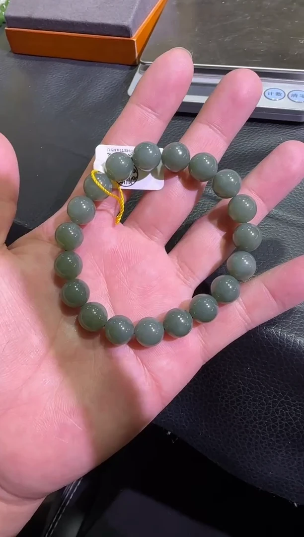 未镶嵌手串和田玉且末蓝手串（产地直发）