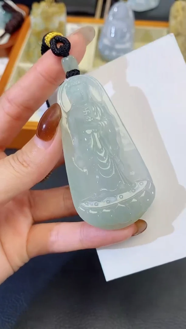 颈饰未镶嵌翡翠缅甸天然翡翠