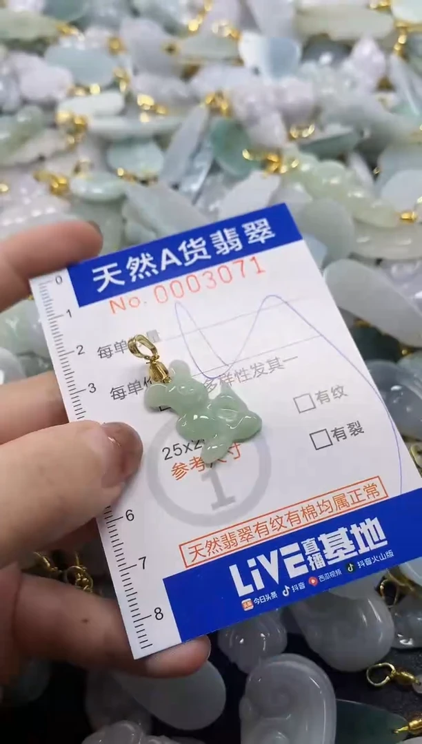 颈饰未镶嵌翡翠天然A货翡翠