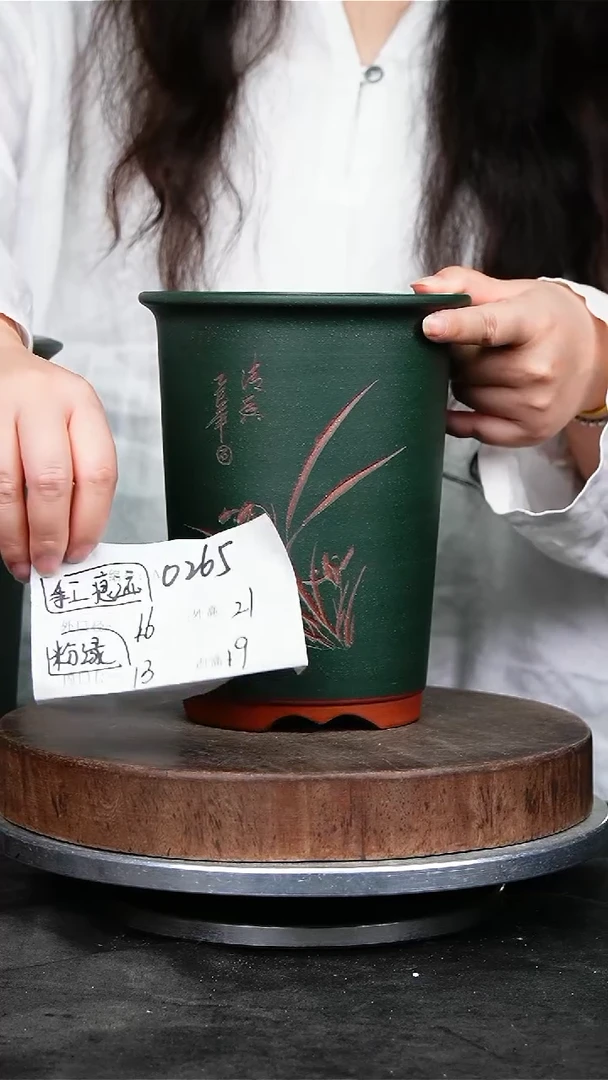 紫砂花盆0265瑕疵紫砂花盆
